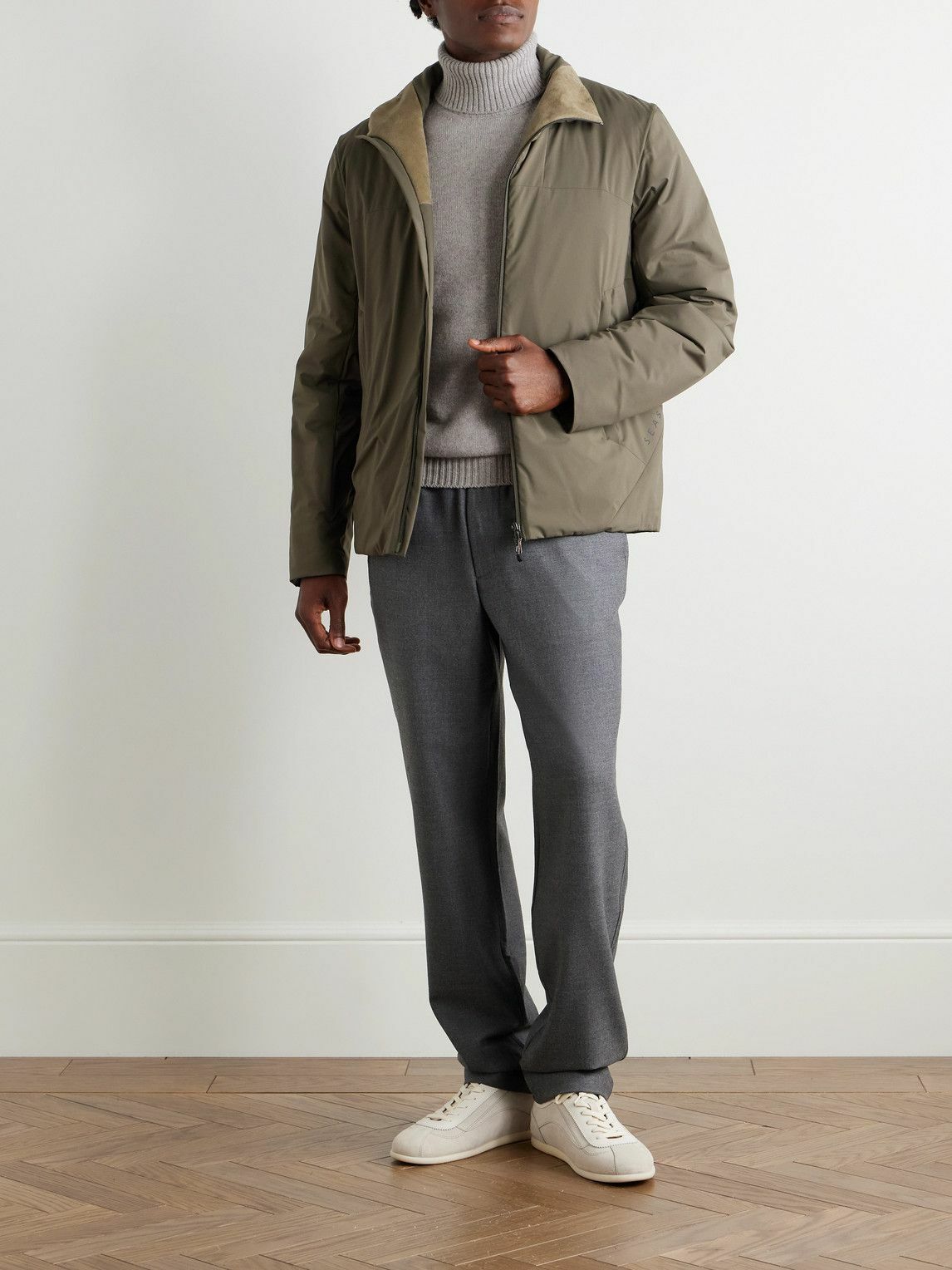SEASE - Cashmere Rollneck Sweater - Gray