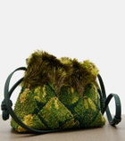 Loewe Paula's Ibiza Flamenco Mini beaded clutch