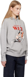 Stella McCartney Gray Jeff Koons Edition 'Slippery When Wet' Hoodie