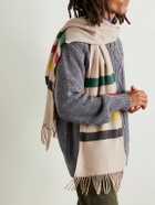 Pendleton - Glacier Fringed Striped Wool Scarf