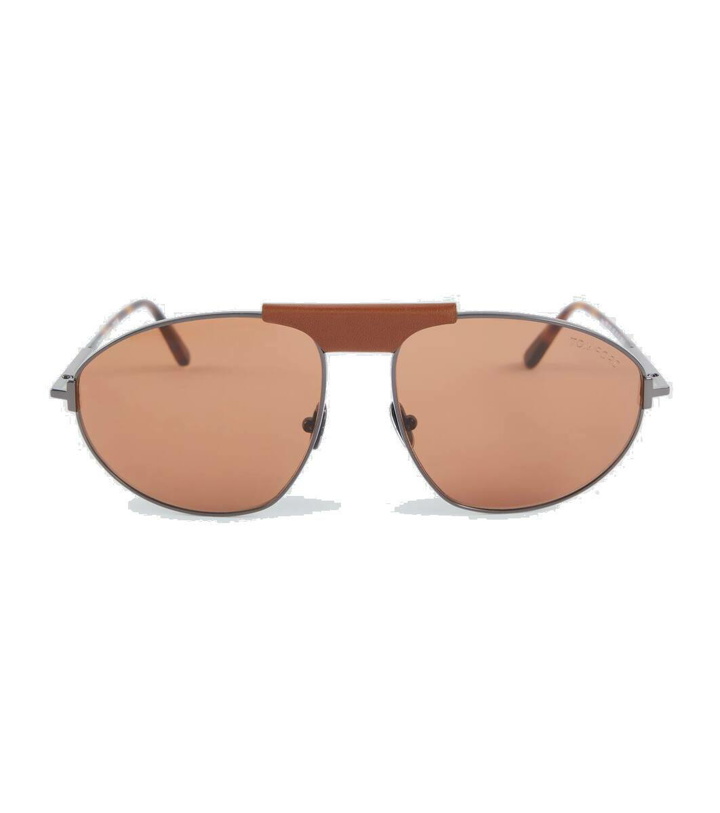 Tom Ford Eyewear  Snowdon Square Tortoiseshell-acetate Sunglasses