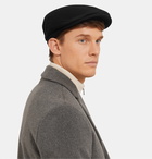 Lock & Co Hatters - Oslo Wool-Felt Flat Cap - Black