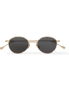 Native Sons - Winston O'B Round-Frame Gold-Tone Sunglasses