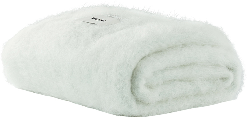 Tekla Blue Le Corbusier Mohair Blanket
