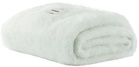 Tekla Blue Le Corbusier Mohair Blanket