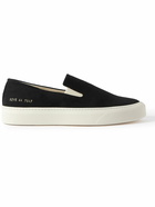 Common Projects - Suede Slip-On Sneakers - Black