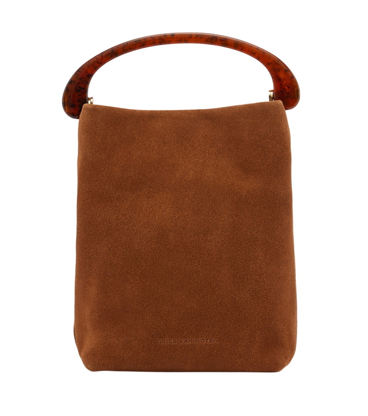Photo: Dries Van Noten Crisp Mini suede top-handle bag