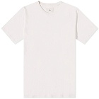 Folk Men's Contrast Sleeve T-Shirt in Off White
