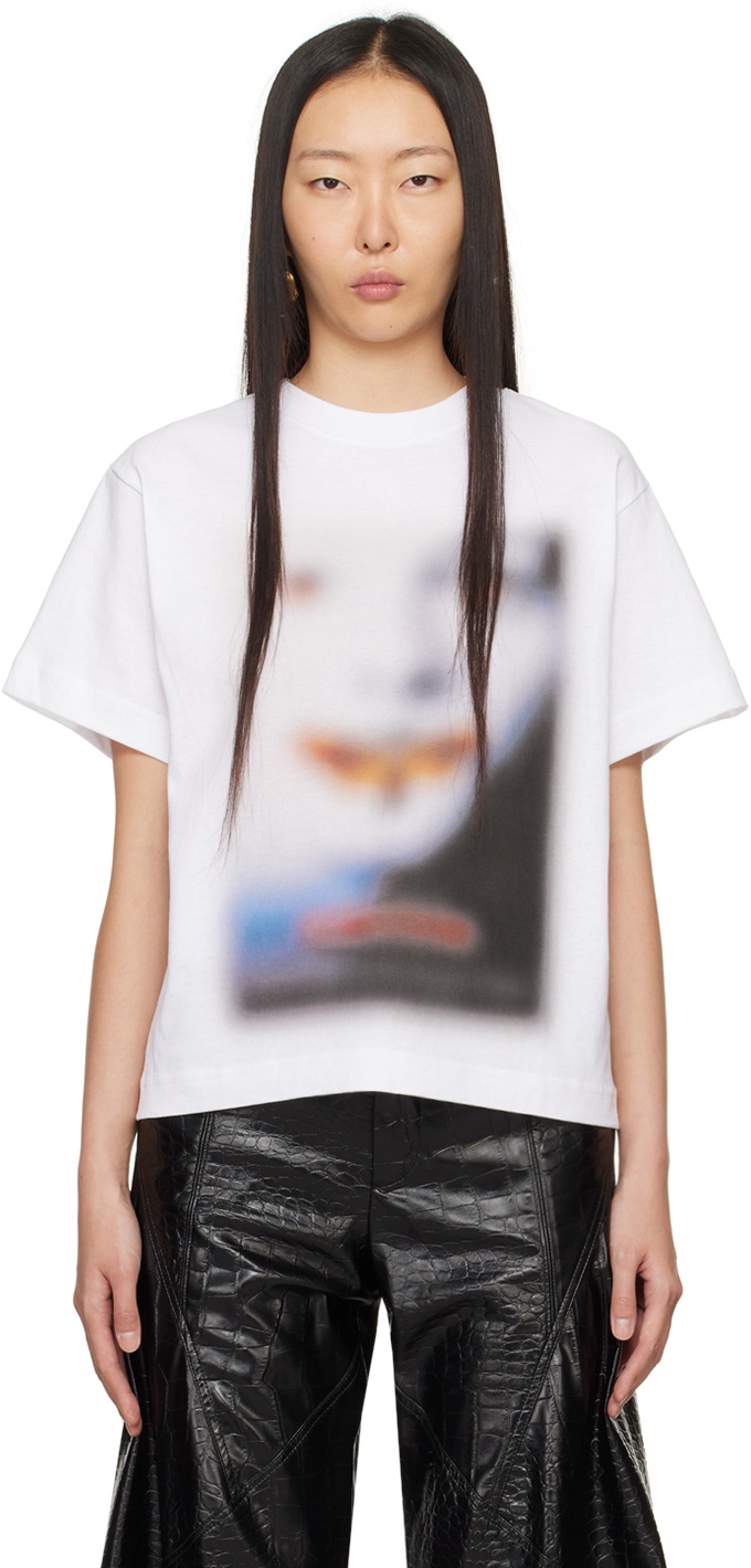 Puppets and Puppets White 'Out Of Focus Silence' T-Shirt