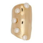 Faris Bronze Pearl Bubble Ear Cuff