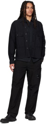 C.P. Company Black Buttoned Shirt