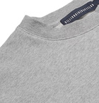 Billionaire Boys Club - Logo-Embellished Mélange Loopback Cotton-Jersey Sweatshirt - Gray