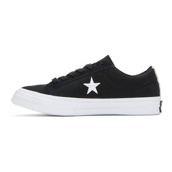 Converse Black Canvas One Star Sneakers Converse