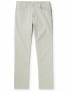 Officine Générale - James Slim-Fit Straight-Leg Cotton-Corduroy Trousers - Gray