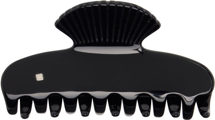 Photo: Sophie Buhai Black Small Fan Shell Claw Clip