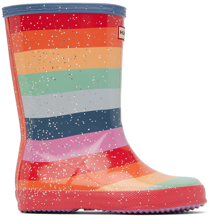 Photo: Hunter Multicolor First Classic Glitter Rain Boots