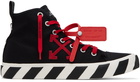 Off-White Black Vulcanized Sneakers