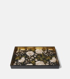 Les-Ottomans Floral lacquered wood tray