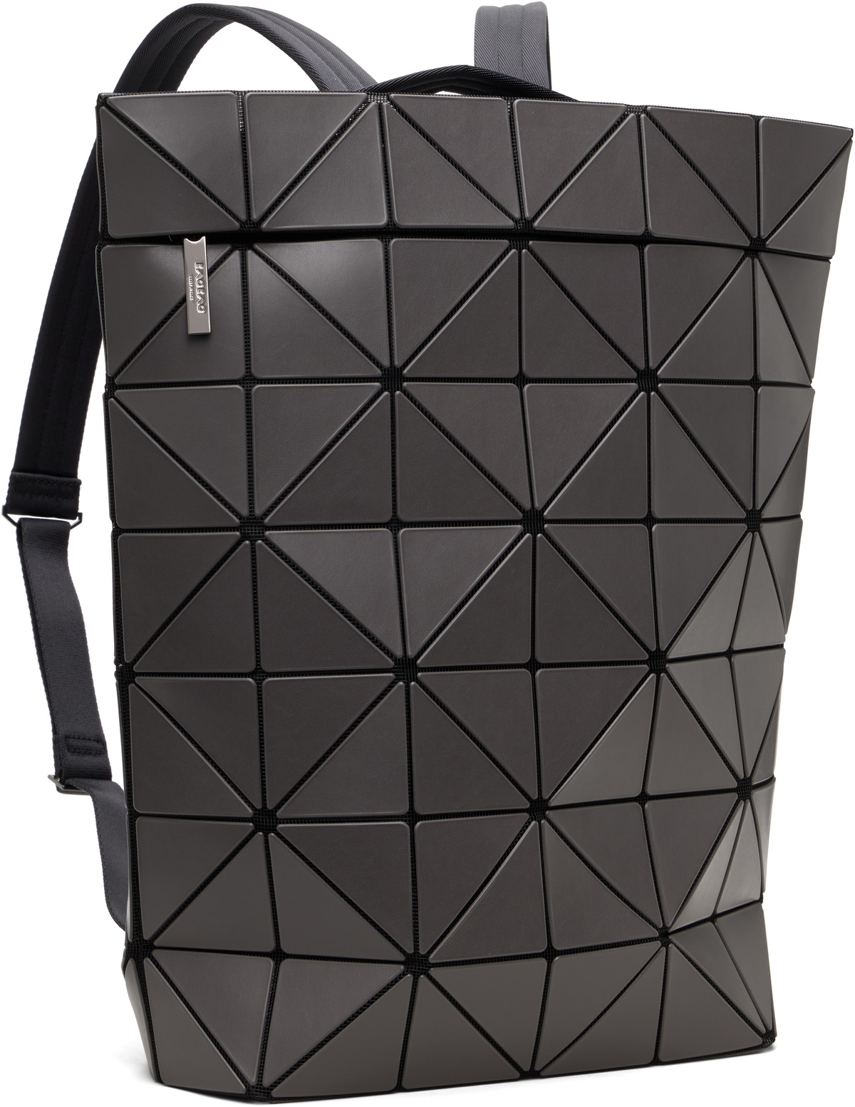 BAO BAO ISSEY MIYAKE Gray Blocky Backpack