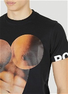 Body Print T-Shirt in Black