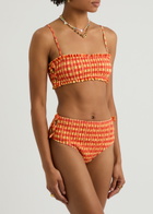 Damson Madder Jezebel Printed Bikini Briefs Orange