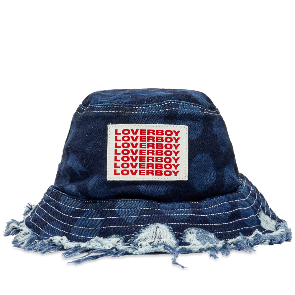 Charles Jeffrey Denim Logo Bucket Hat Charles Jeffrey Loverboy