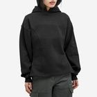 Daily Paper Women's Zoe Open Back Hoodie in Black