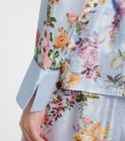 Camilla Tiled In Time belted floral jacket