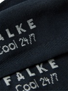 Falke - Cool 24/7 Cotton-Blend Socks - Blue
