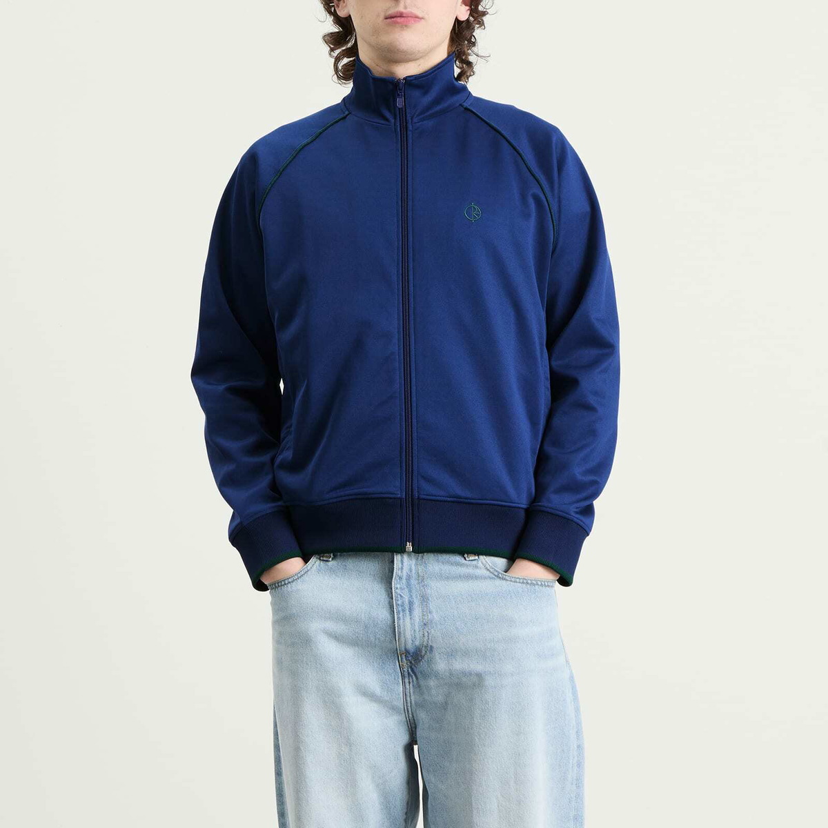 Polar Skate Co. Men's Raphael Track Jacket in Ultramarine