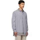 Maison Margiela Gray & Brown Double Layer Cotton Shirt