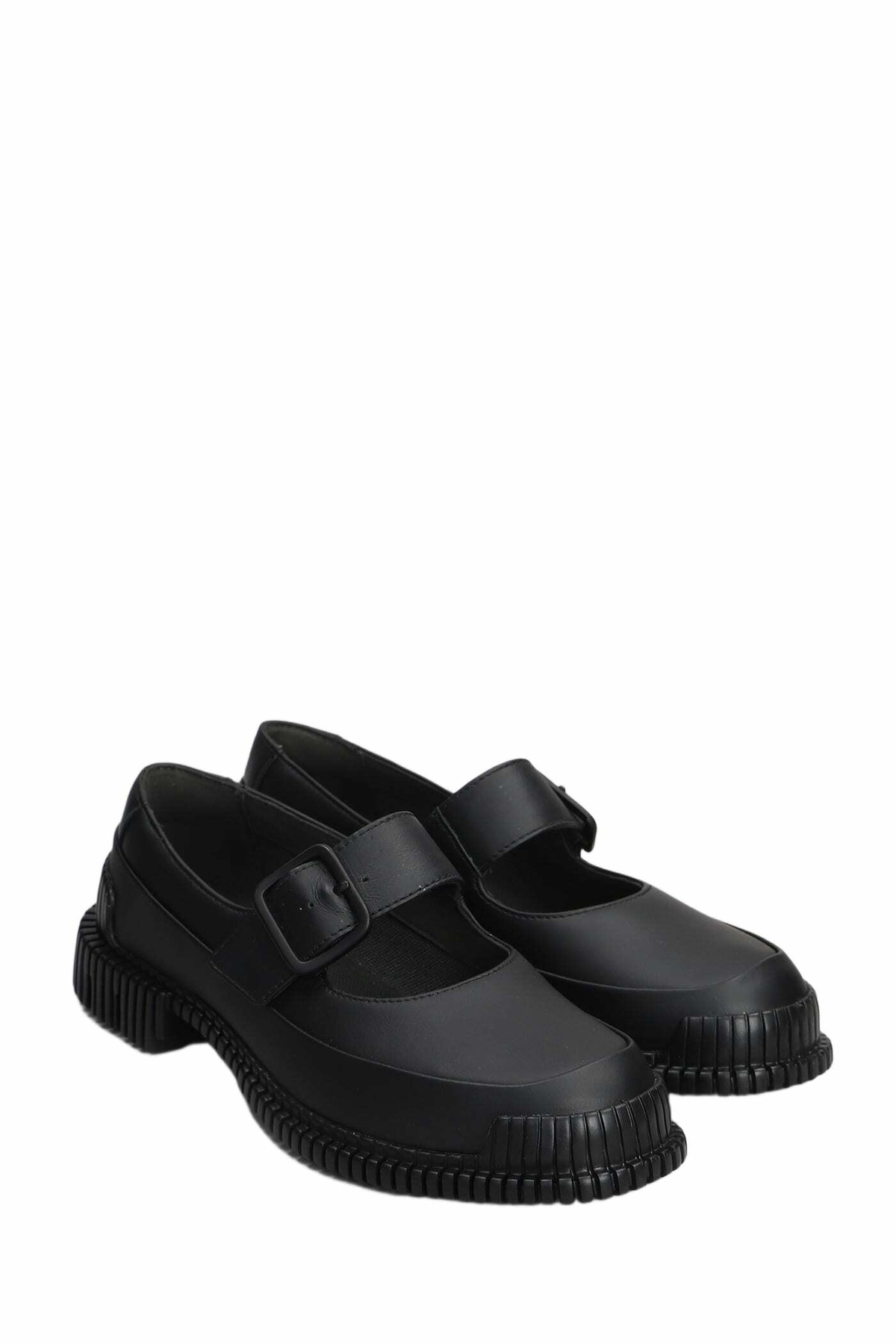Camper Pix Loafers In Black Leather