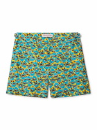 Orlebar Brown - Bulldog Slim-Fit Mid-Length Floral-Print Recycled Swim Shorts - Green