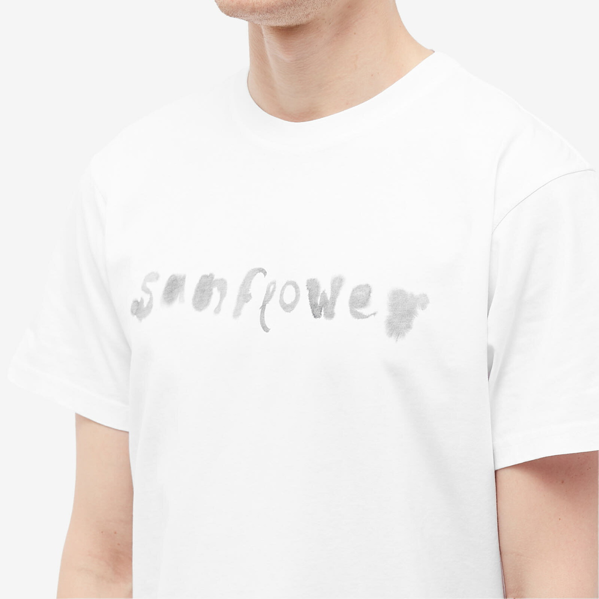 Sunflower Men's Easy Logo T-Shirt in White Sunflower