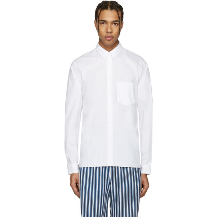 Photo: Acne Studios White York Stretch Shirt