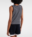 Jardin des Orangers Striped cashmere sweater vest