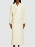 THE ROW Catena Wool & Silk Twill Long Coat