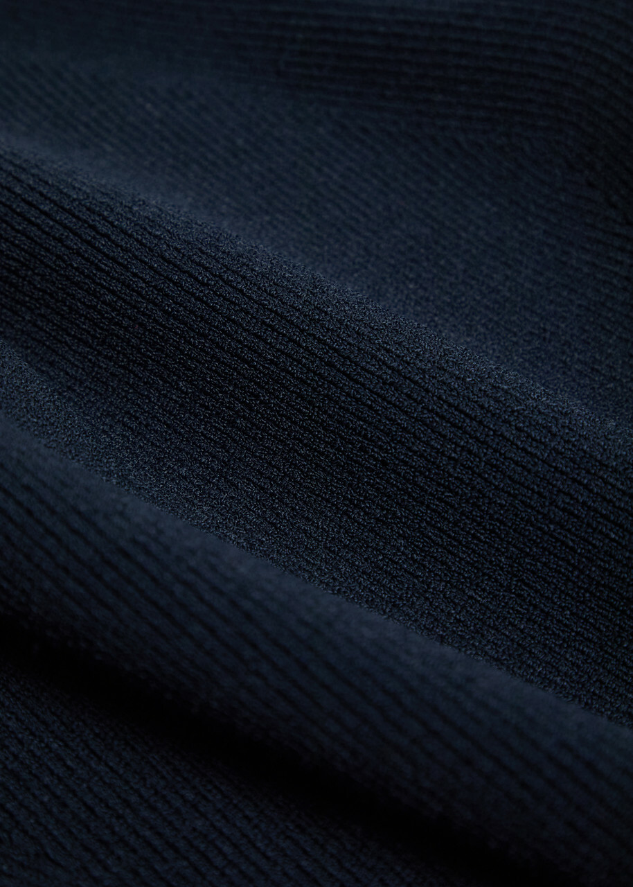 Veronica Beard Portia Knit Mini Dress Navy