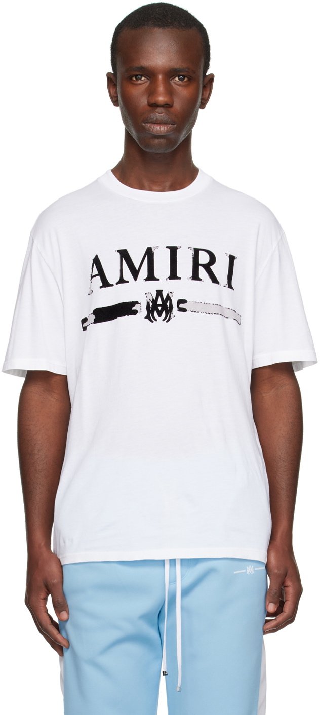 AMIRI White M.A. Bar T-Shirt Amiri