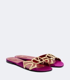 Valentino Garavani Wonderweb VLogo leather slides