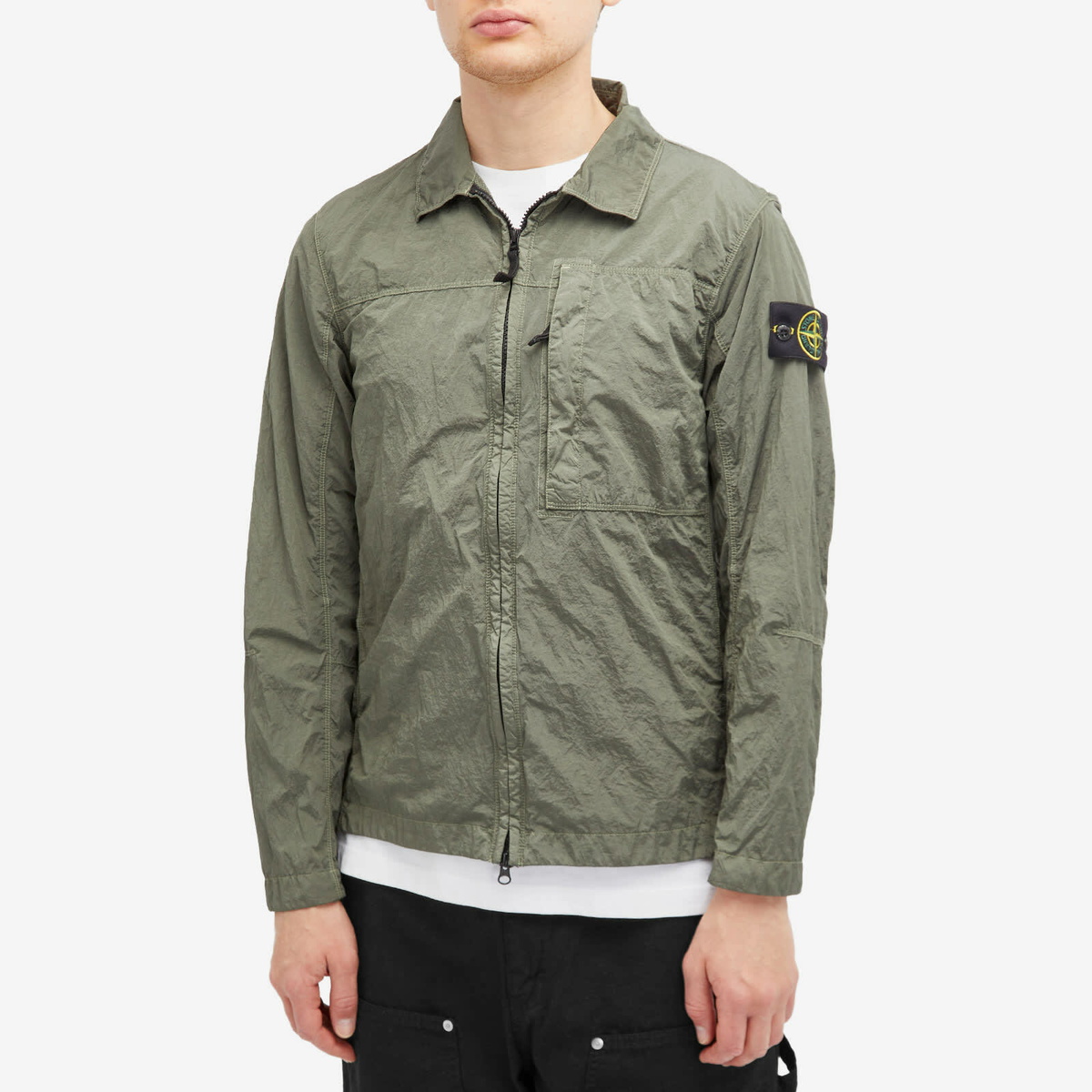 ジャケット・アウター STONE  NYLON L SHIRT STONE ISLAND｜JACKETS (41027 Soft Shell-R_e.dye Technolo