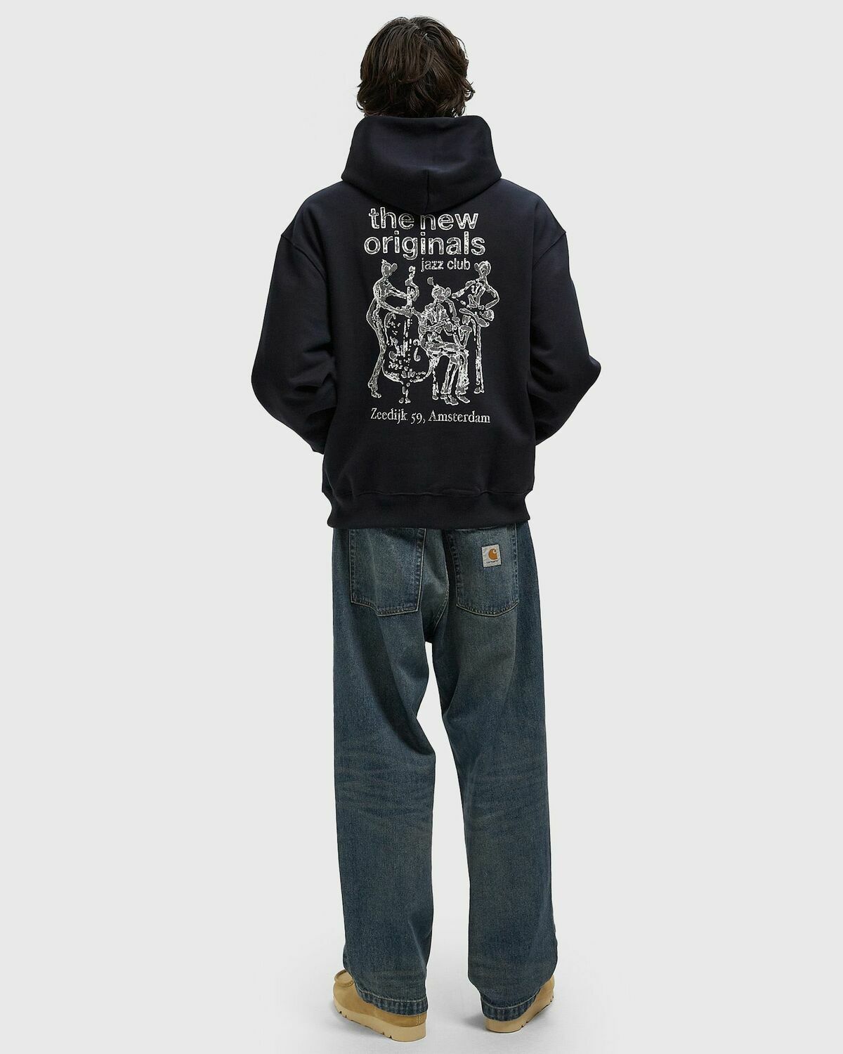 The New Originals JAZZ CLUB HOODIE Blue Mens Hoody