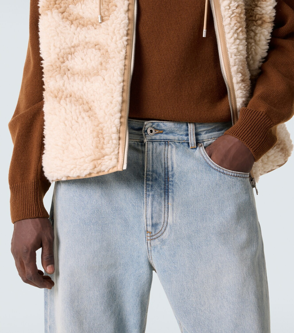 Loewe Mid-rise straight jeans