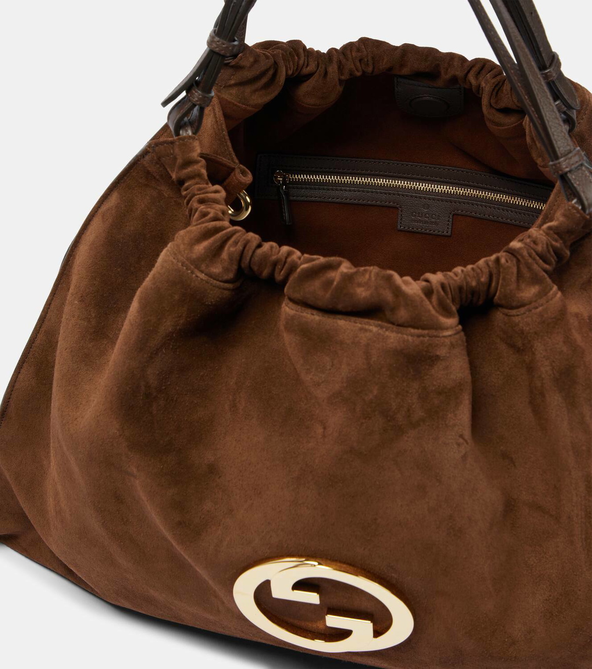 トートバッグ GUCCI Caramel Suede And Leather Large Gucci Blondie Handbag Gucci Gucci Blondie Large suede tote bag Gucci
