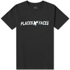 PLACES+FACES Men's Plusta T-Shirt in Black