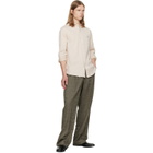 Polo Ralph Lauren Beige Jersey Knit Long Sleeve Sport Shirt