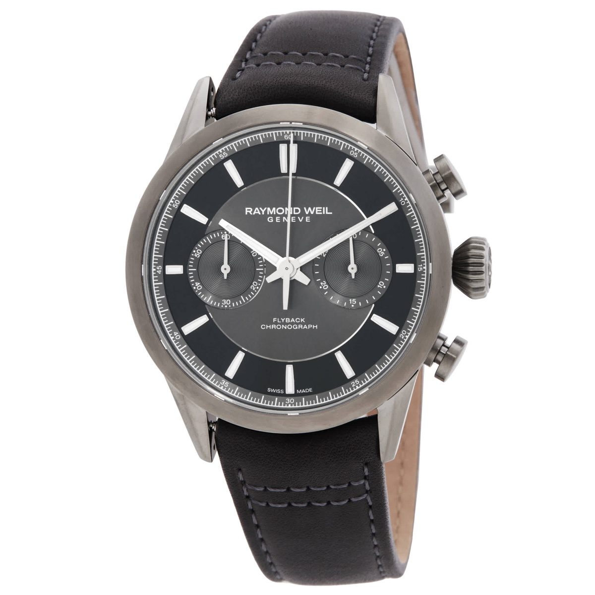 Raymond Weil Freelancer Flyback Chronograph Automatic Grey Dial Mens Watch 7783-TIC-60001