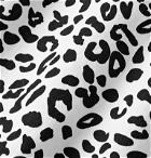 Noon Goons - Leopard-Print Fleece-Back Cotton-Jersey Hoodie - White