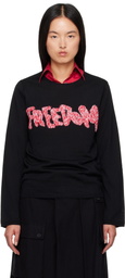 Comme des Garçons Shirt Black 'Freedom' Sweater