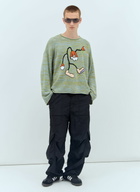 Brain Dead Carignan Marled Knit Sweater